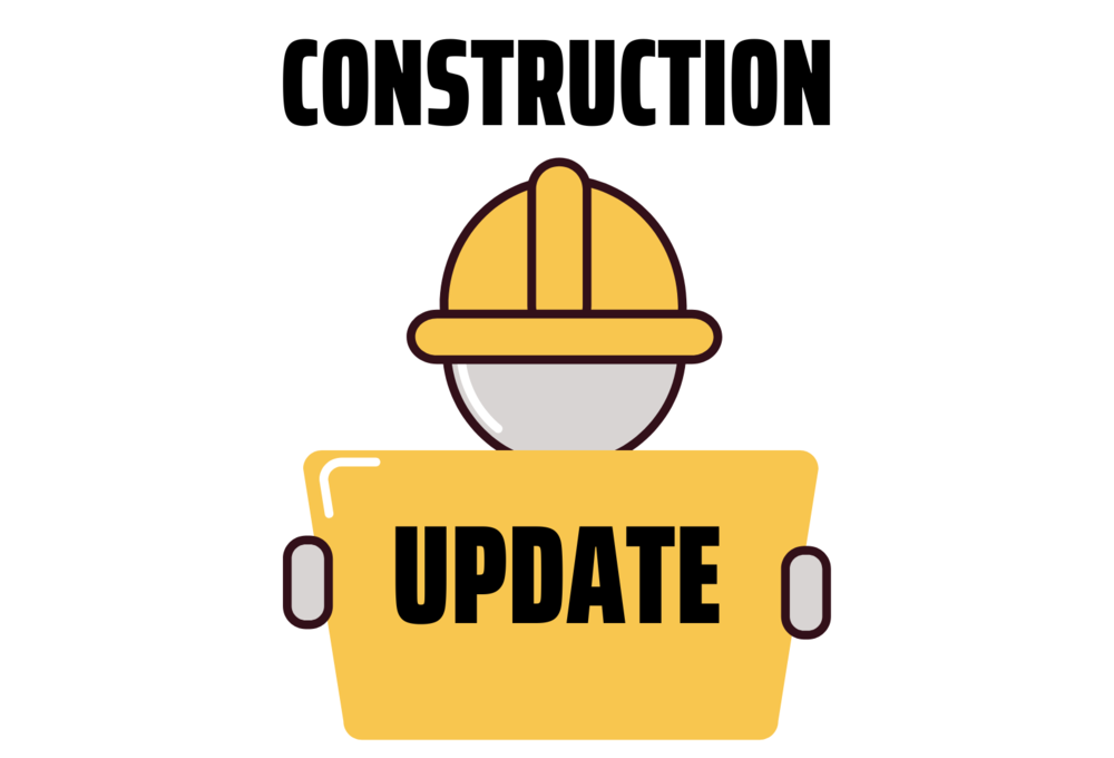 Construction Update Sign
