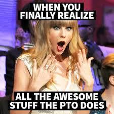 Taylor Swift sharing how fun the PTO is