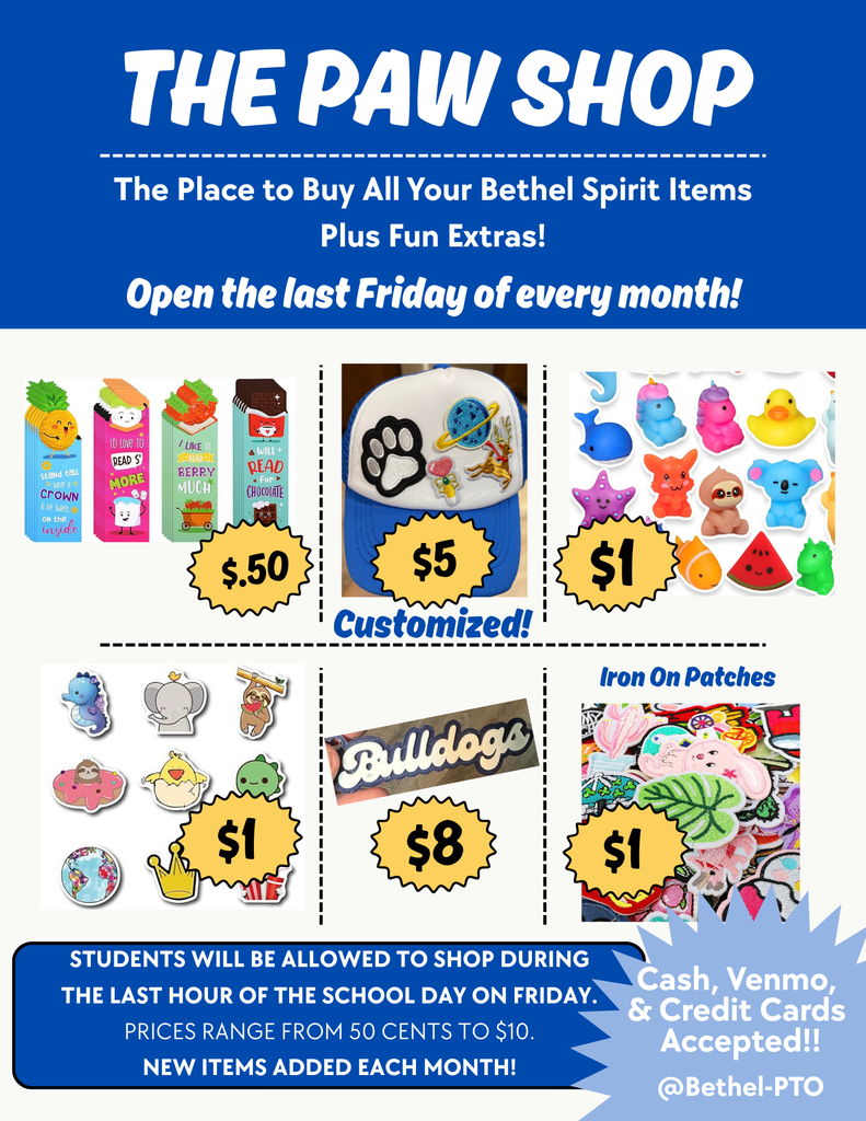 Flyer for Paw Shop