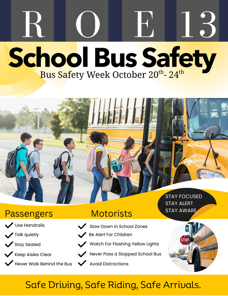 Bus Safety Week Flyer