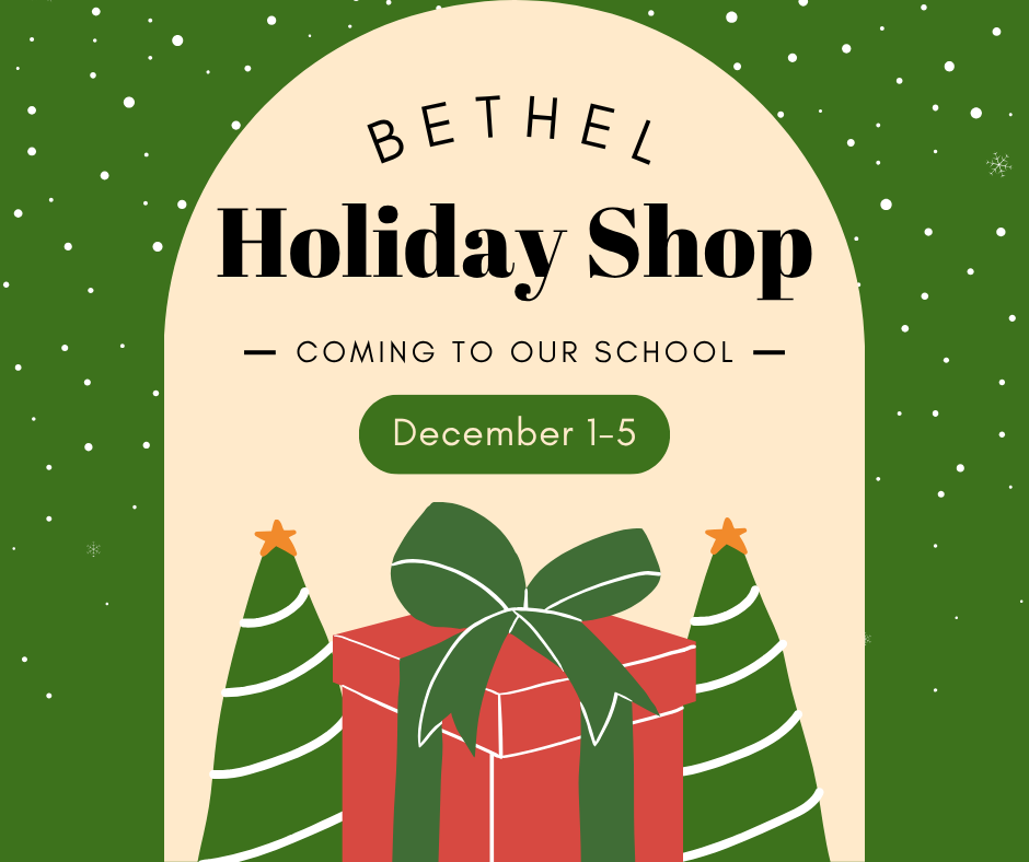 Holiday Shop Dec 1-5