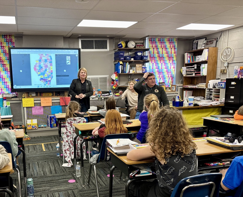 Legislator visit to 4th grade.