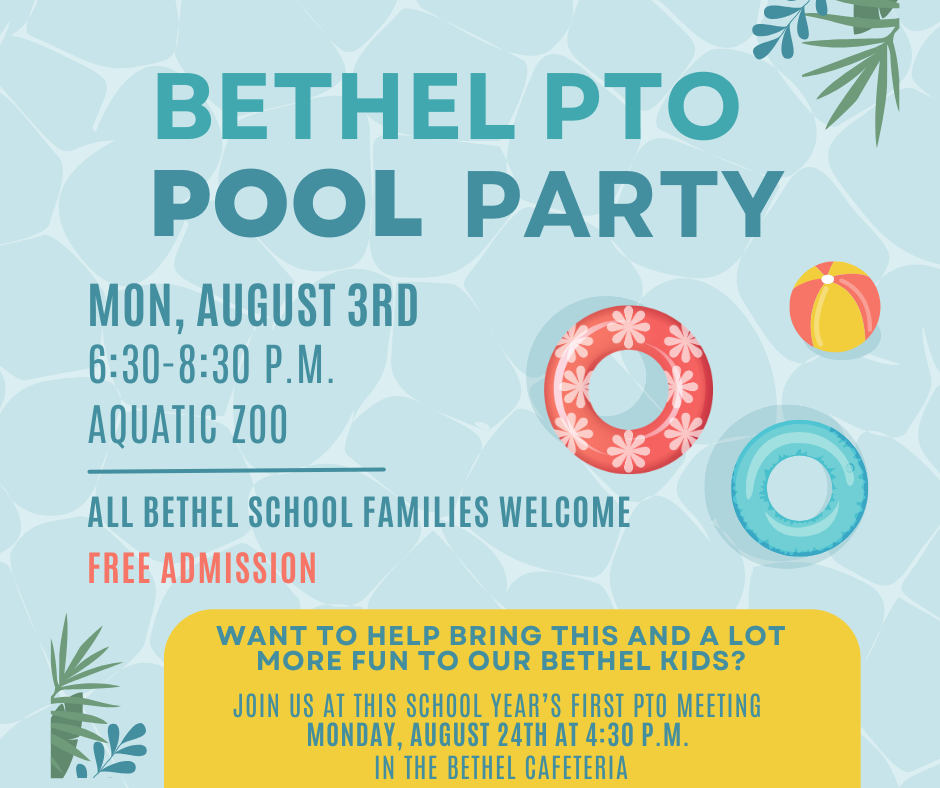 Back to School Pool Party