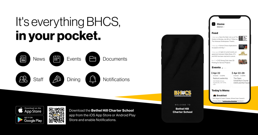 New app for BHCS! Please contact school for more information.