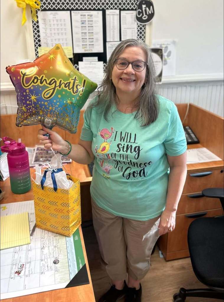 Mrs. Pam Whitt for being Bethel Hill Charter School’s Teacher of the Year, and Mrs. Christie Poole for being our Employee of the Year!