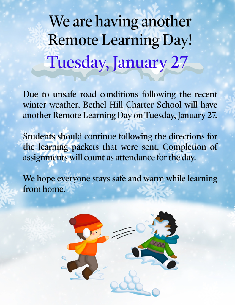 Announcement for January 27th Remote Day