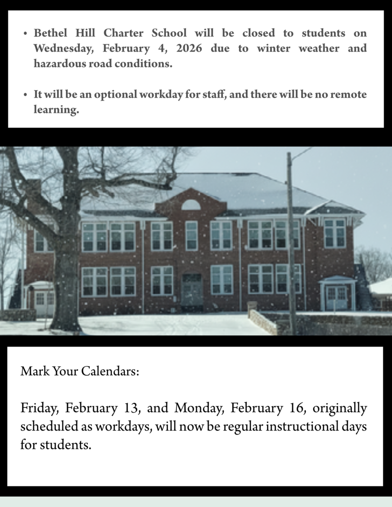 School Closed Wednesday, February 4