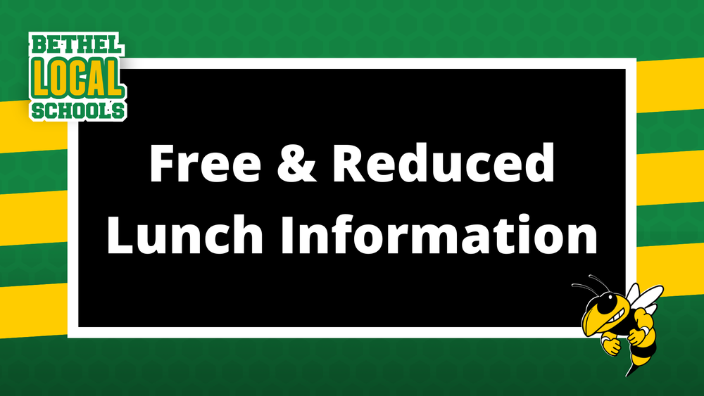 Free & Reduced Lunch Info