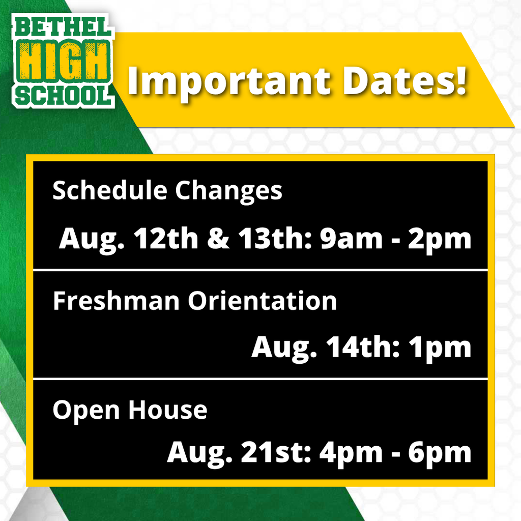 HS Important Dates
