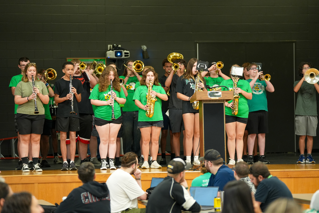 Pride of Bethel Marching Band at Convocation