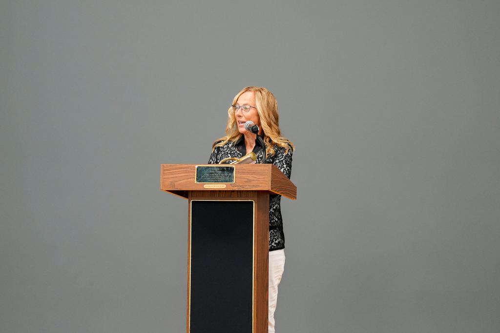 Board of Education President Leskowich at Convocation