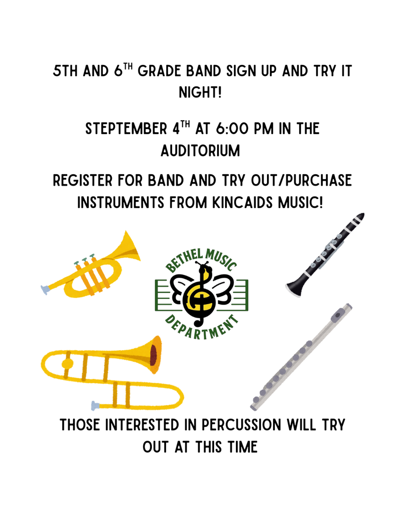 5th/6th Band Sign Up and Try It Night