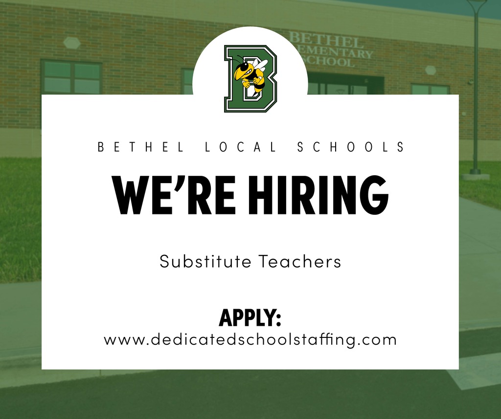 We're Hiring Substitute Teachers