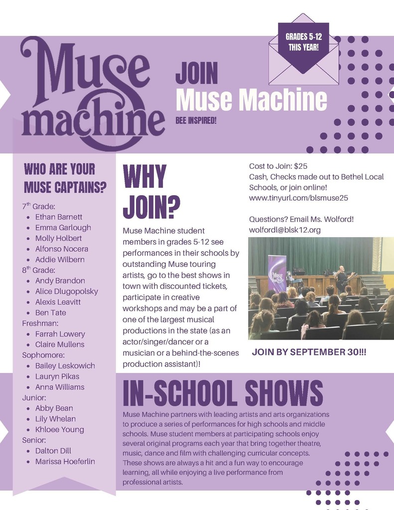 Muse Machine Flyer