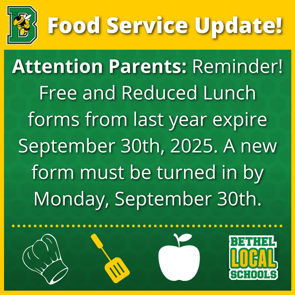 Free & Reduced Lunch Information | 2025-2026