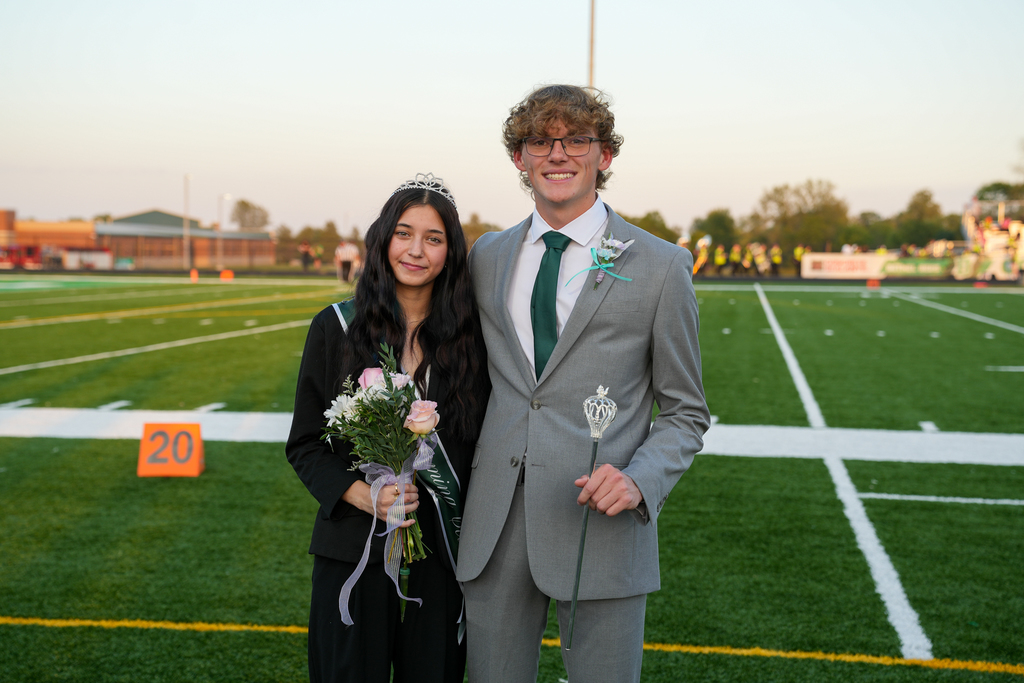 Homecoming Princess Jordyn Pham and Prince Kade Schweikhardt