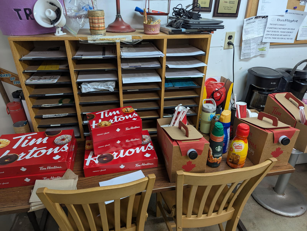Donuts and Coffee for Transportation Department