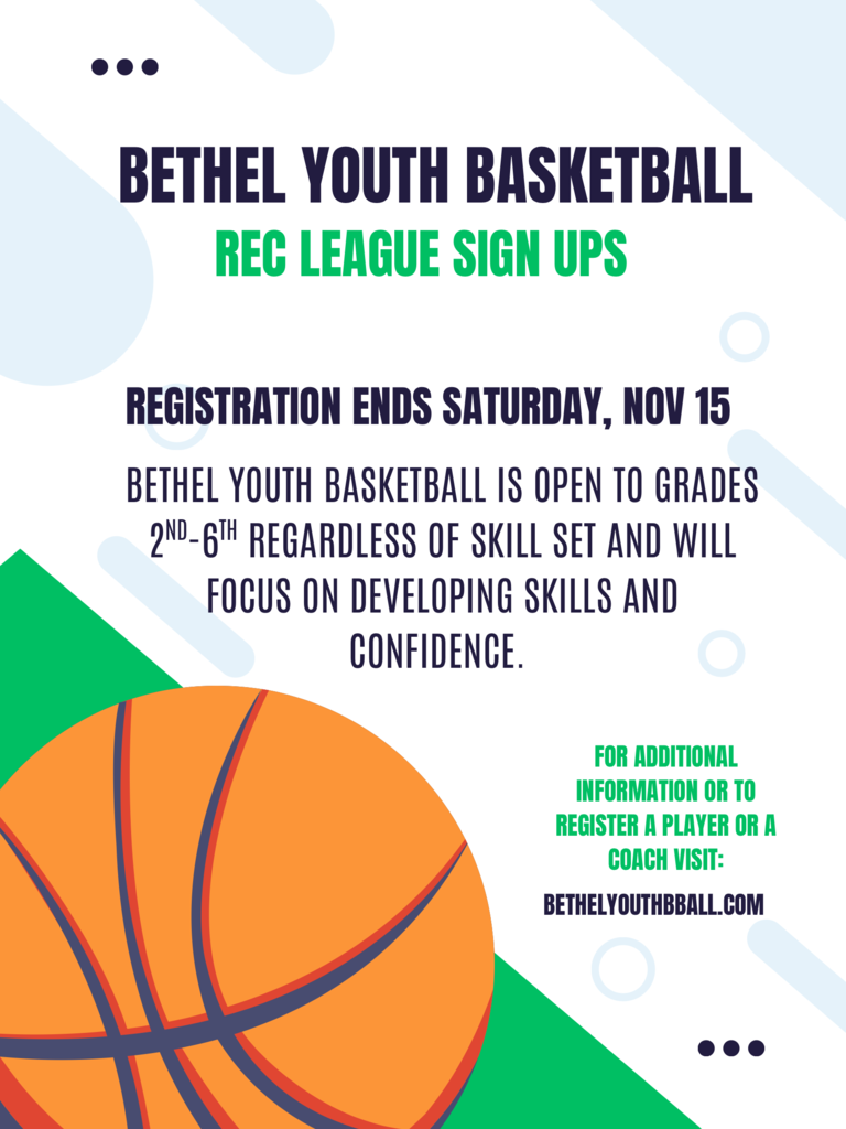 Youth Basketball  Rec League Registration now open