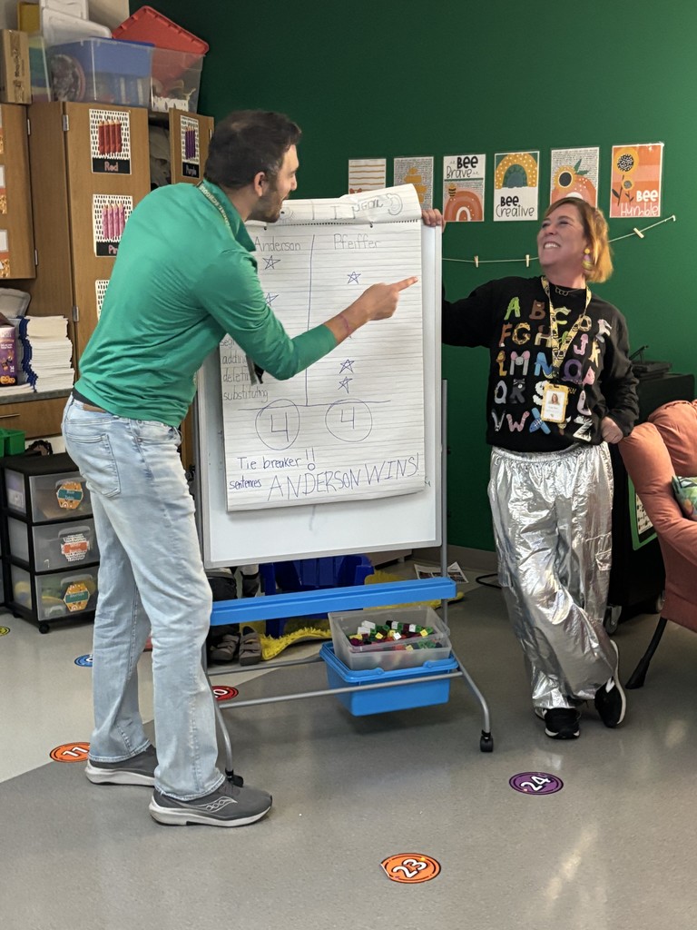 Mr. Anderson and Ms. Pfeiffer Heggerty Battle