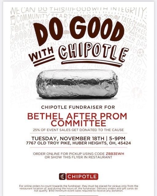 Chipotle Fundraiser