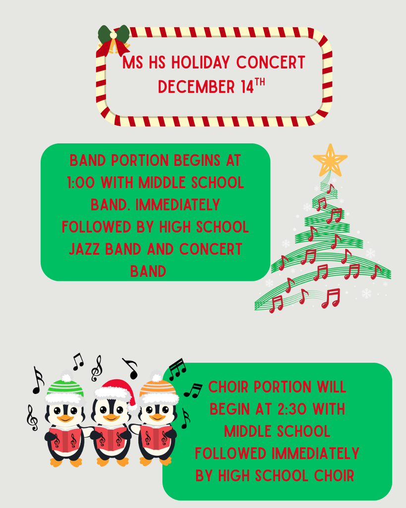 MS/HS Band and Choir Concert