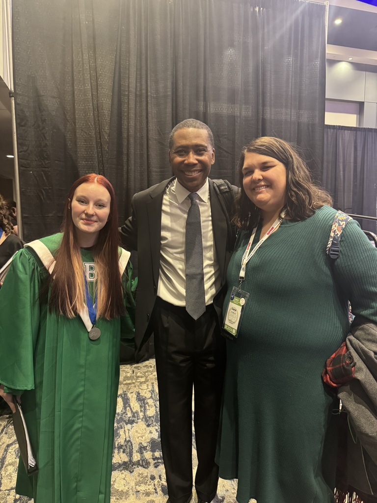 Kylie Thornton, Rollo Dillworth, and Lara Wolford at OMEA Conference