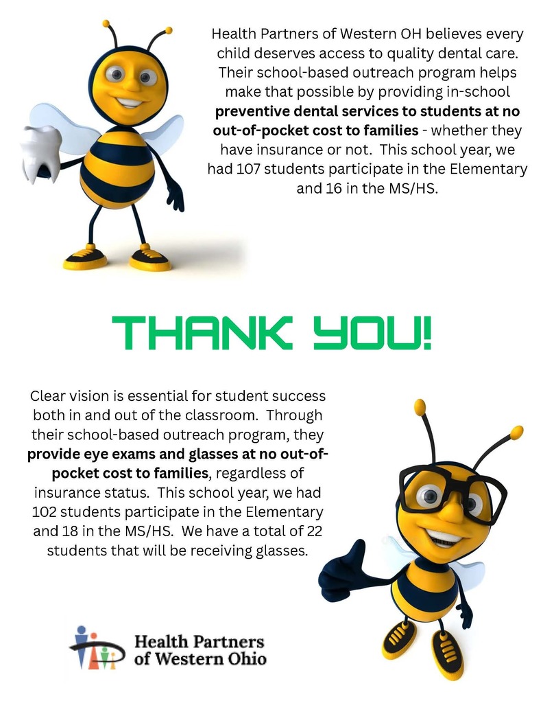 Thank you to Health Partners of Western Ohio