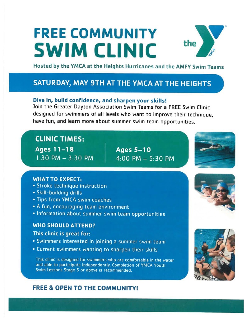 YMCA Free Community Swim Clinics