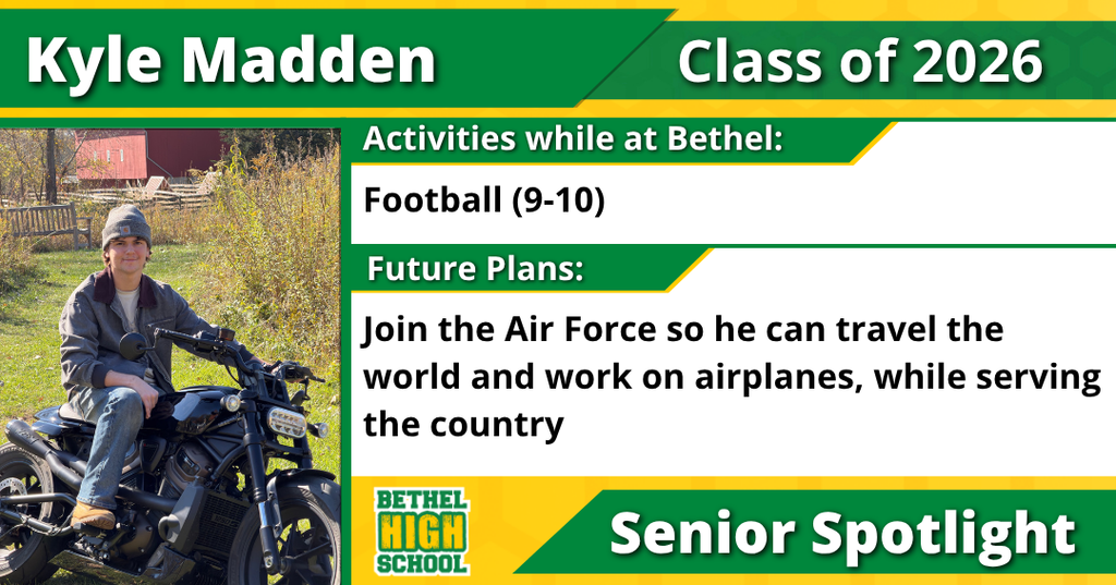 Senior Spotlight - Kyle Madden