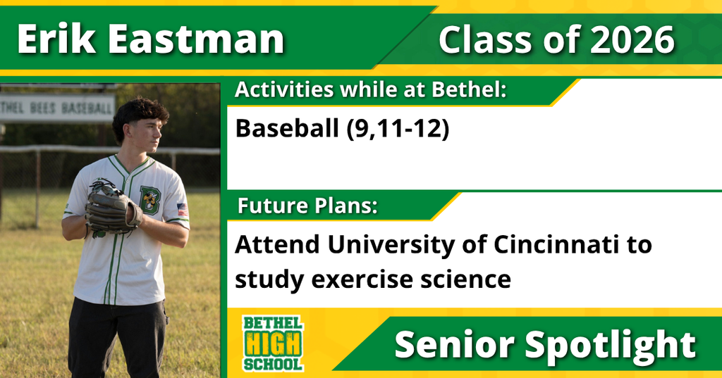 Senior Spotlight - Erik Eastman