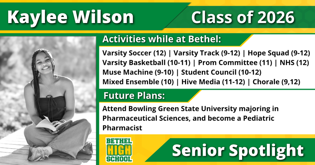 Senior Spotlight - Kaylee Wilson