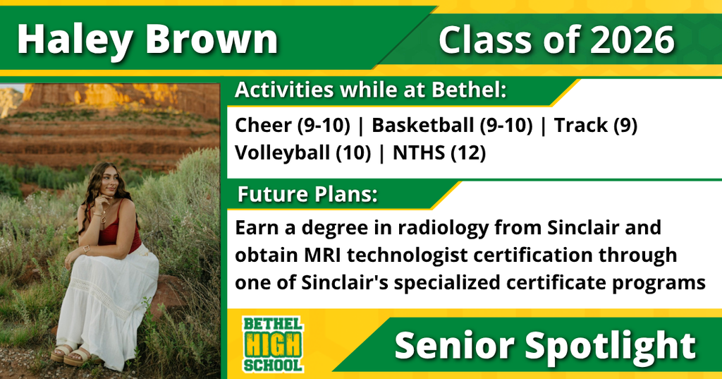 Senior Spotlight - Haley Brown