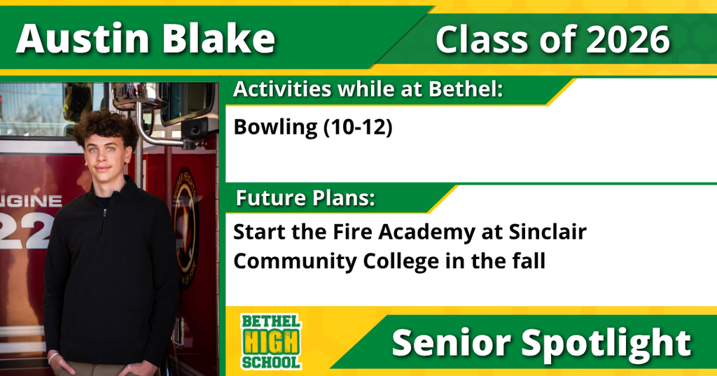 Senior Spotlight - Austin Blake