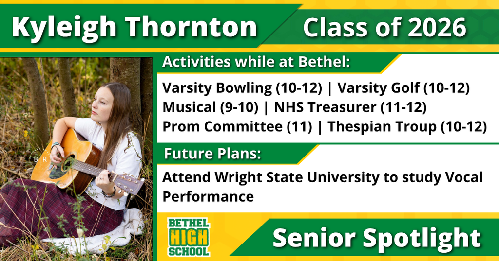 Senior Spotlight - Kyleigh Thornton