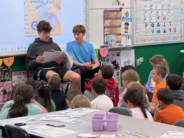 8th Grade ELA 1st Grade Collaboration
