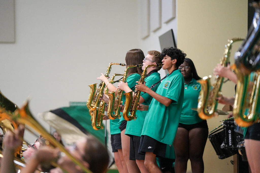 Pride of Bethel Marching Band Saxophones Players