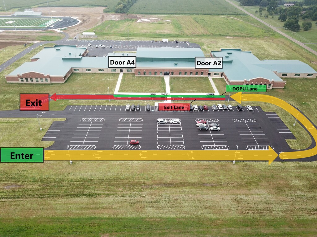 Elementary Drop-Off Pick Up Map