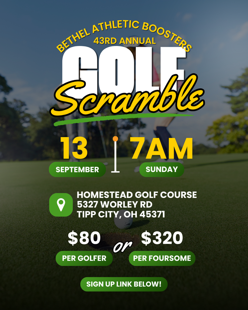 Bethel Athletic Boosters Golf Scramble