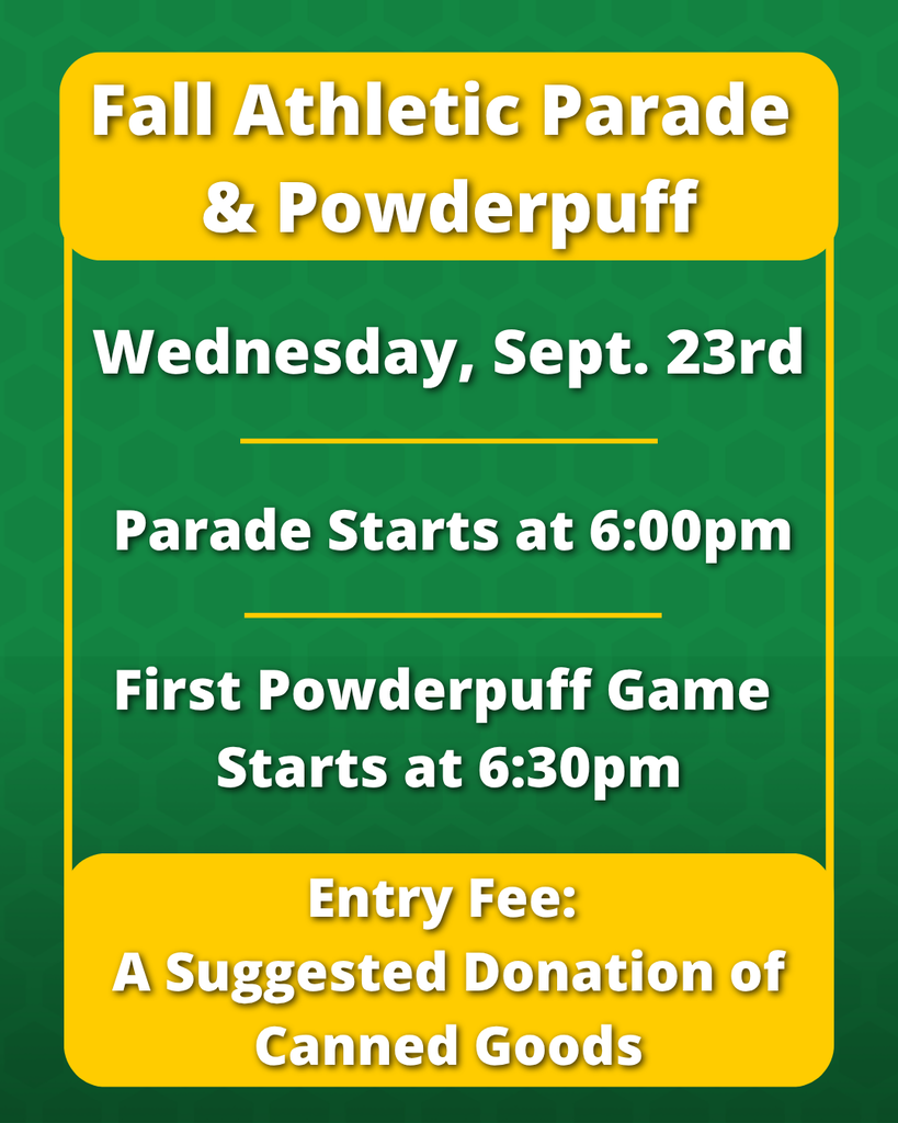 Fall Athletic Parade and Powderpuff