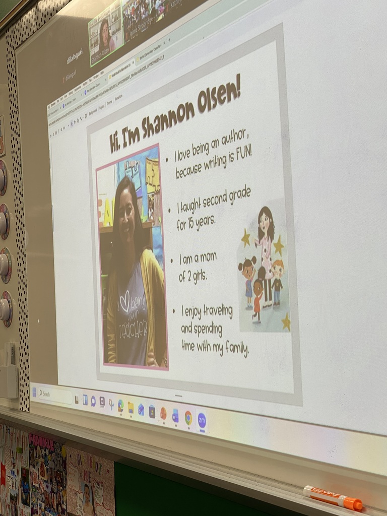 First grader author visit