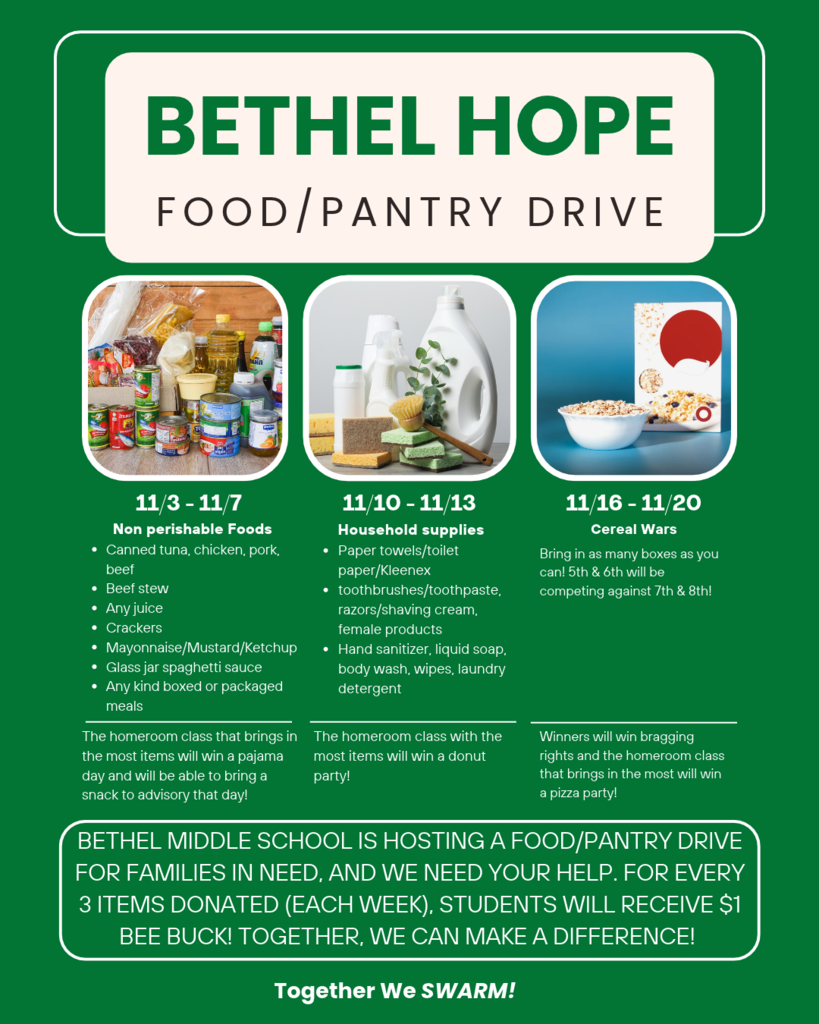 Bethel Hope Food/Pantry Drive