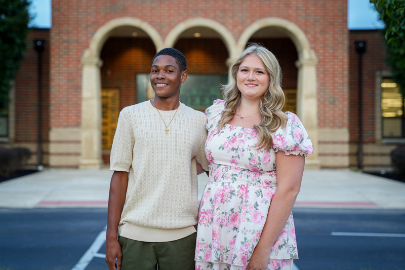 Freshman: Georgia Mohler and Benjamin Tate