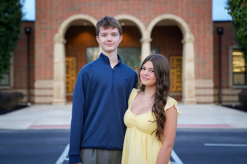 Sophomores: Cadence Henson and Liam Williams