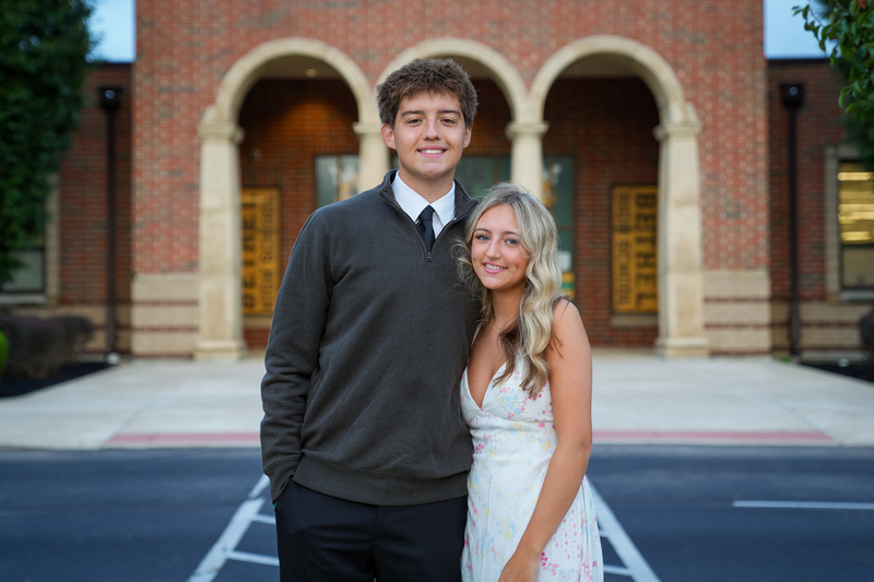 Kalley Burket and Logan Plozay