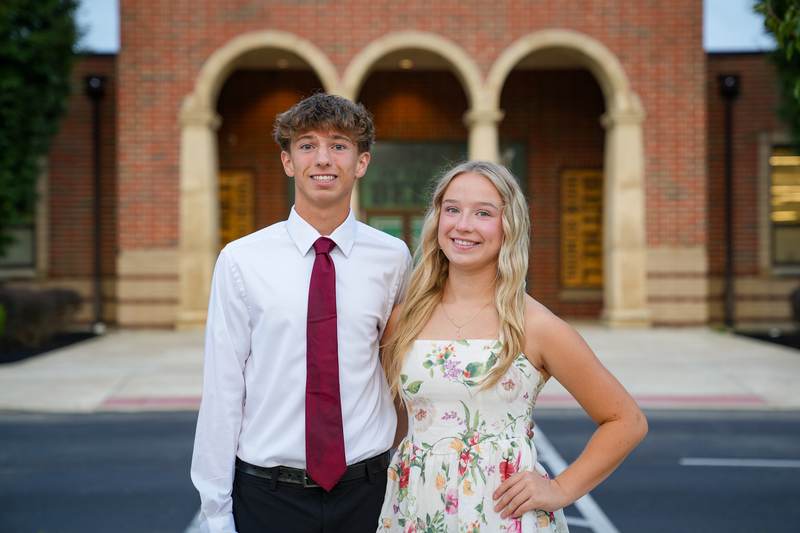 Addisyn Kohorst and Justin Brinson