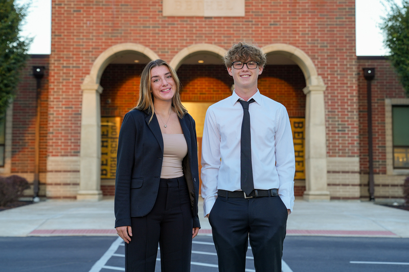 Sophomores: Brooke Statesman and Lucas Vest