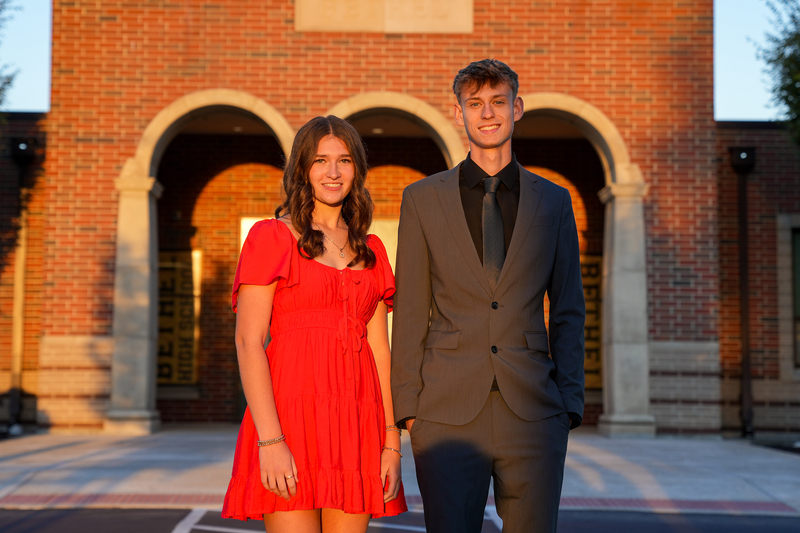 Kyra Clawson and Ethan Wishon