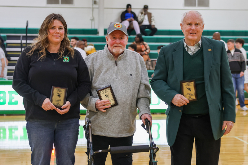 Bethel Athletic Hall of Fame Inductees, Kim Phillip Adams, Milton "Milt" Plunkett, and Darrell McDaniel