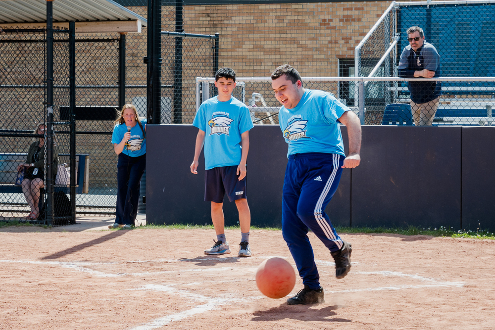 BHS Buddies Celebrate Second Annual Kickball Game
