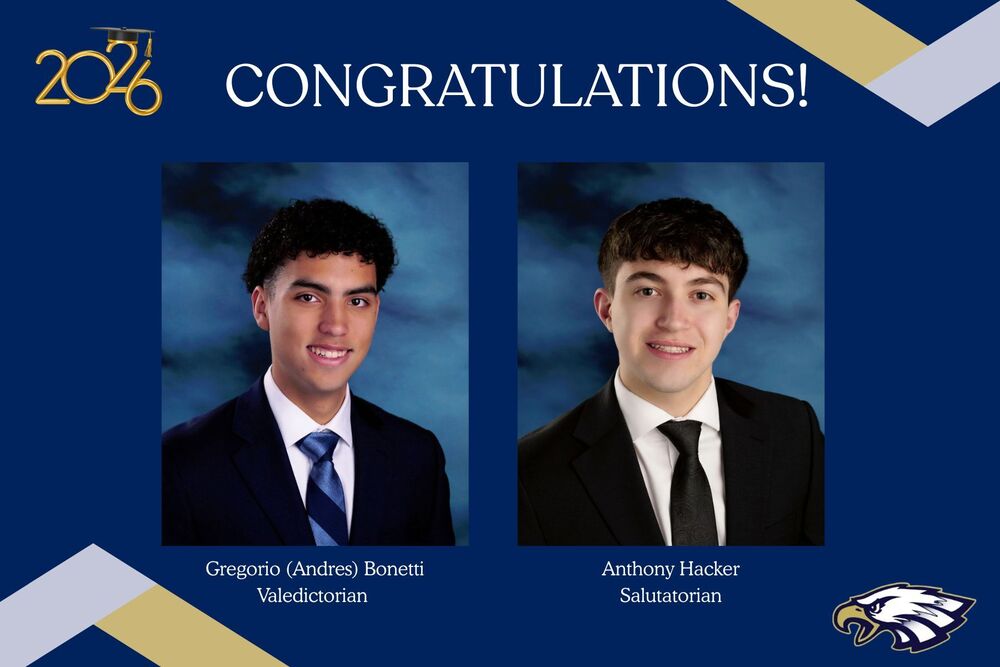 Bethpage High School names valedictorian and salutatorian for the Class of 2026